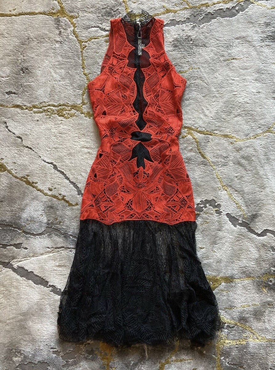 JONATHAN SIMKHAI {$1,695} Red Lace Crochet sleeveless midi dress Size 2 | eBay JONATHAN SIMKHAI {$1,695} Red Lace Crochet sleeveless midi dress Size 2 | eBay