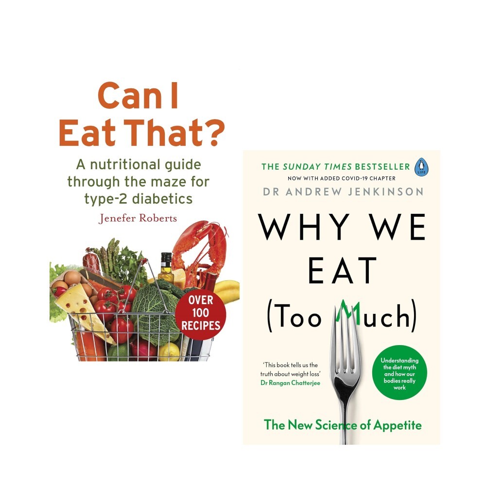 Can I Eat That Jenefer Roberts, Why We Eat Too Much Andrew Jenkinson 2 Books Set - Image 3