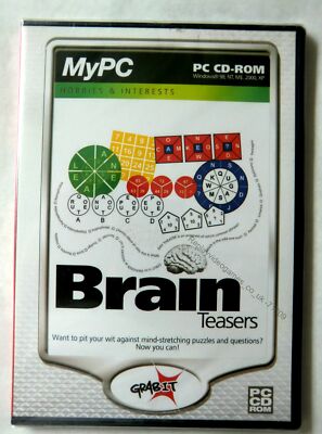 71209 - Brain Teasers [NEW / SEALED] - PC (2002) Windows XP GDL204 ...