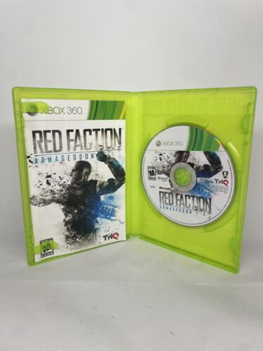 Red Faction: Armageddon (Microsoft Xbox 360, 2011) CIB completo di manuale - Foto 3 di 3