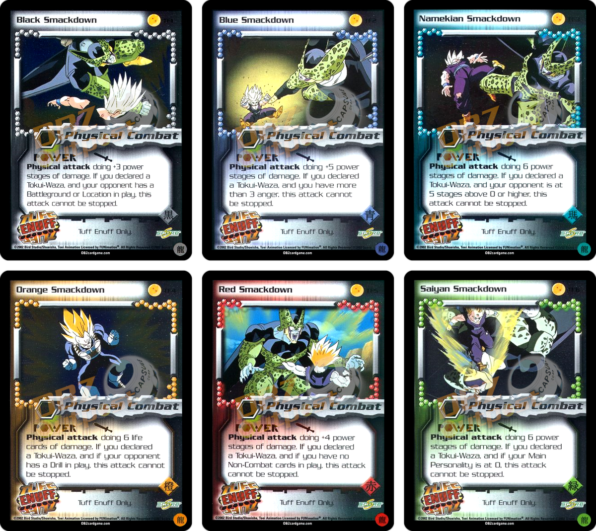 Dragon Ball Z CCG SCORE Tuff Enuff Subset Promo CHOOSE YOUR CARD