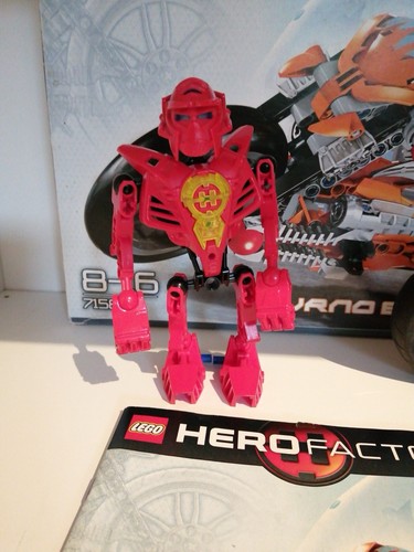 Lego 7158 Hero Factory Furno Bike Motorrad In OVP mit Bauanleitung Komplett - Bild 2 von 10