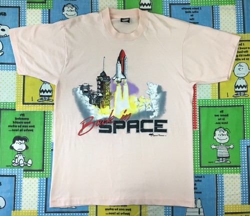 VINTAGE 80S 90S BACK IN SPACE T SHIRT 