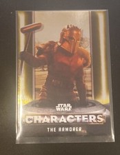 💥Topps Star Wars Mandalorian Characters C-9 The Armorer BLACK 1/1 one of one 💥