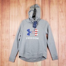 Under Armour Freedom Hoodie Sweatshirt Sz Small Pullover USA Patriotic NEW