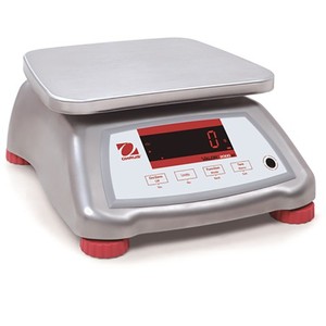 Ohaus Stainless Steel Food Processing Scale, V41XWE6T, 15 lb x 0.002 lb