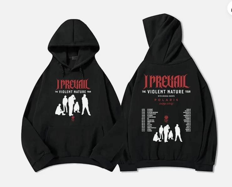 I Prevail VIOLENT NATURE Tour 2026 Hoodie