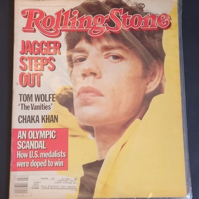 Rolling Stone February 1985  Mick Jagger Rolling Stones