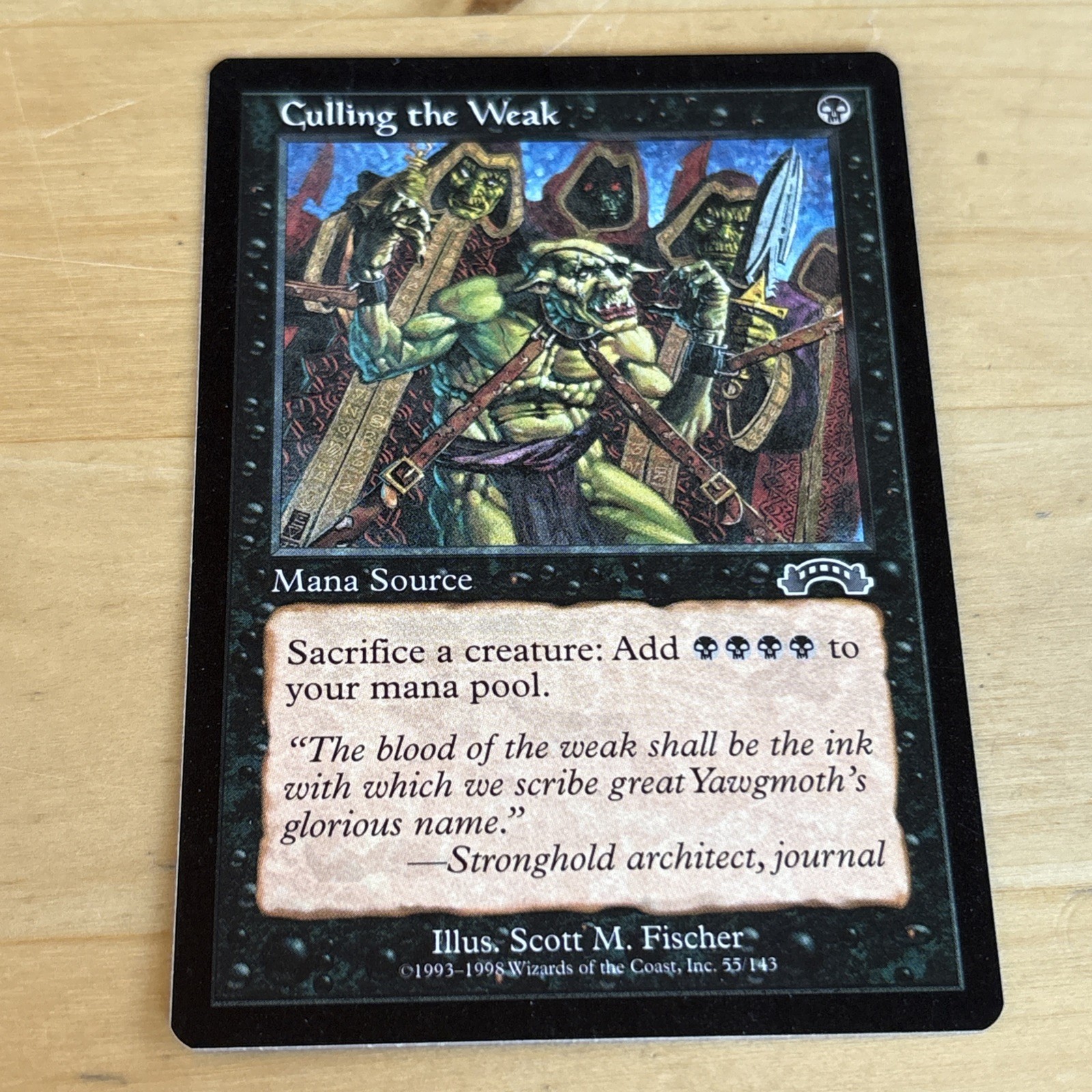 Culling The Weak - Exodus - Magic The Gathering LP Free Shipping