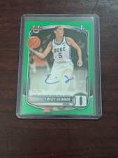 Topps 2025-26 Bowman Chrome Green Autograph Rookie Emilee Skinner PA-ES /99