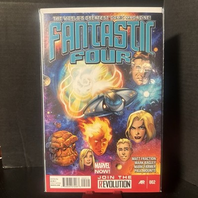 Fantastic Four #2 Vol. 4 2013 Marvel Comics 1st App High Grade Fraction Bagley