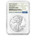 2021-W Proof $1 Type 2 American Silver Eagle NGC PF69UC ER 35th Anniversary