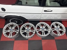 Genuine 400M BMW 3 4 Series MSport 18" Alloy Wheels SILVER