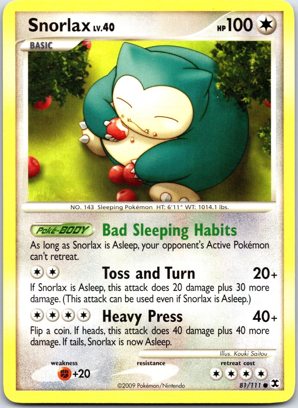 Snorlax (81) Common Rising Rivals Normal 81/111 LP