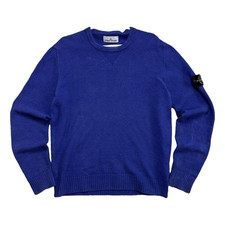 Stone Island Herren Strickpullover M Blau Run...