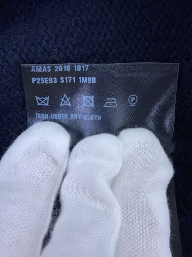 PRADA/Ruffle/Cardigan (Thick)/Size 38/Cashmere/Navy/Solid thumbnail 5