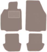 Fußmatten Automatten Velours Beige für Porsche 911 (typ 997) 2002-2012 4-tlg