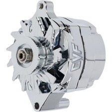 Ford 1-Wire Alternator Chrome 100 Amp 302 351W 351C 390 429 460 100A One Wire