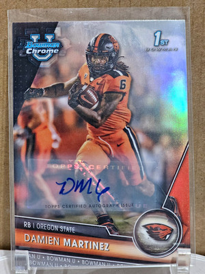 Topps 2023 Bowman U Chrome Damien Martinez RC Auto Refractor #193 137/499
