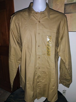 NWT VTG Cabelas Shirt Men LT Upland Padded Quilted Shooting Hunting Shirt 