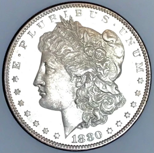 1880 8/7 O MORGAN DOLLAR! VAM 8! MS+++! PROOF LIKE! COLLECTORS ITEM! NR #S1093