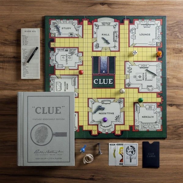 WS Game Company Clue Vintage Bookshelf Edition - Freeship - Image 3 of 4