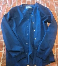 Skechers Womens Scrub Jacket Blue Sz Small