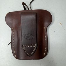 Classic Old West Brown Leather Pistol Holster Styles Maker El Paso Texas