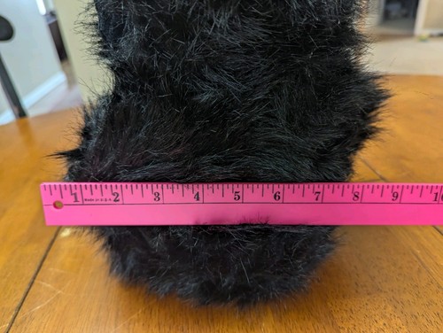 Peluche gorilla nero Kellytoy vintage 10,5" che tiene rose bouquet occhi di plastica - Foto 17 di 17