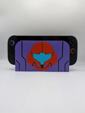Metroid Samus Gravity Suit Theme Dock Cover Faceplate For Nintendo Switch 2