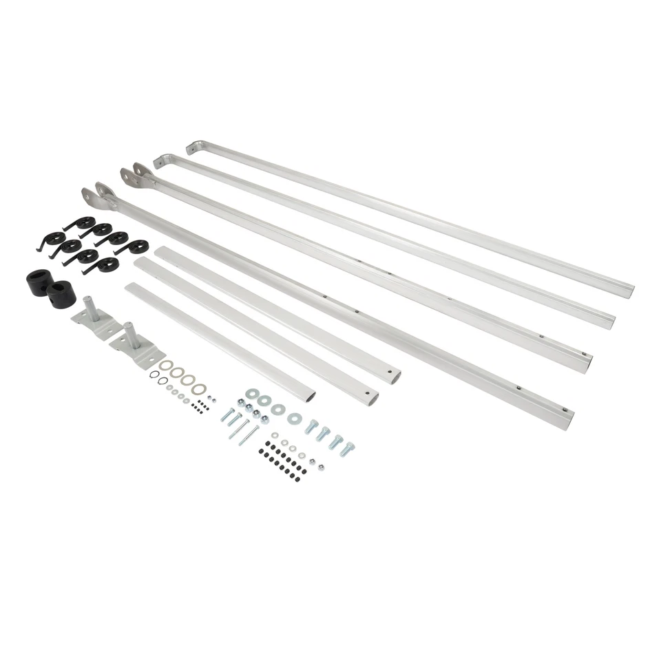 4-Spring Aluminum Dump Truck Flip Tarp Arm Kit Prevent Tarp Flapping in Transit - Image 3 of 4