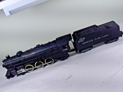 Original Vintage American Flyer S Gauge 21085 Steam Locomotive 1958-65 Runs well