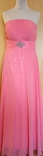 Ladies Long Evening Dress Size M/L Coral Ball Gown Party Cocktail Dress