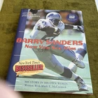 Barry Sanders Now You See Him Book Signed by Sanders with DVD