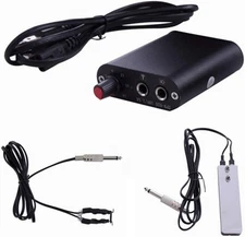 Mini Tattoo Power Supply Set,New Star Motor Black 