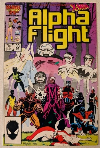 Alpha Flight #33 VF+ 8.5  1st Appearance of Lady Deathstrike Key Issue