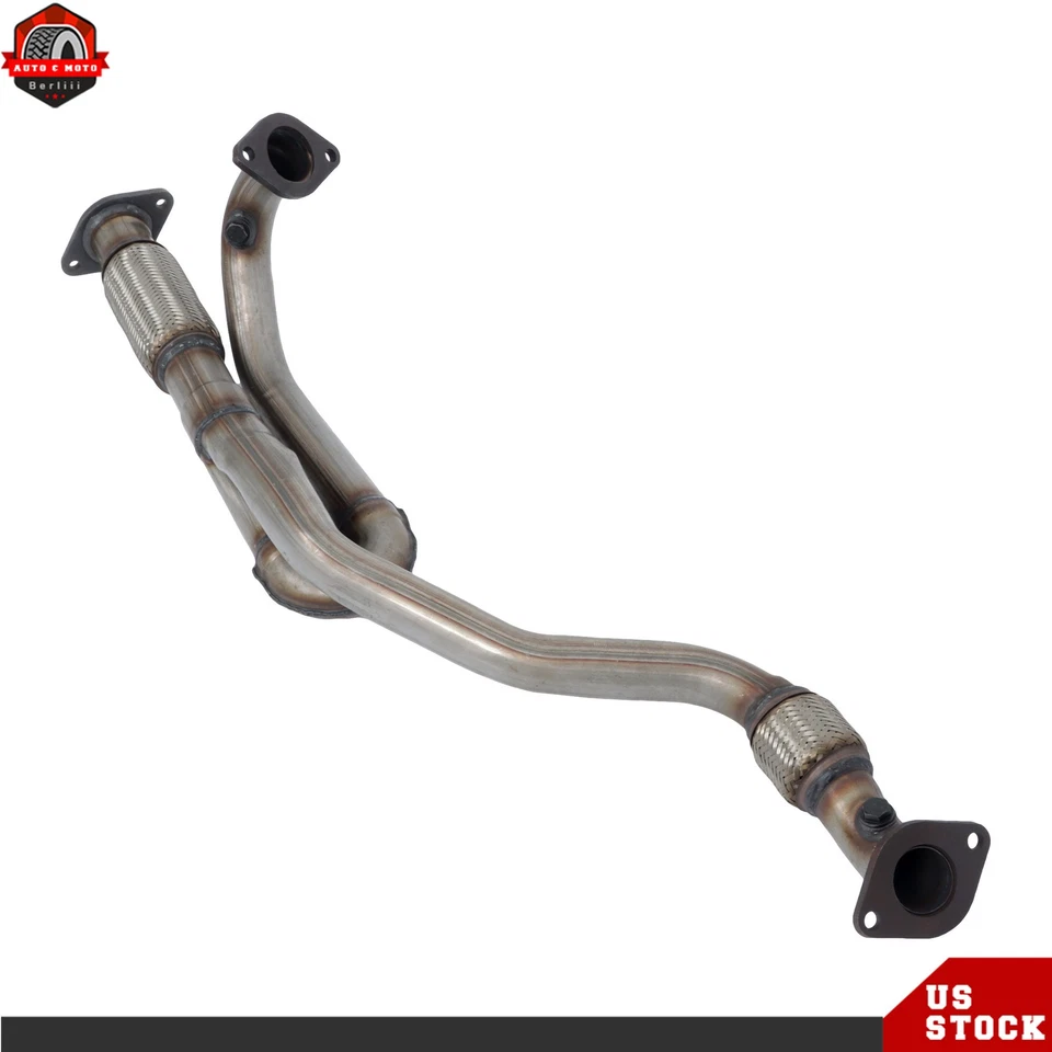 Exhaust Y Flex Pipe For Chevy Traverse GMC Acadia Buick Enclave 3.6L 2009-2017 - Image 2 of 4