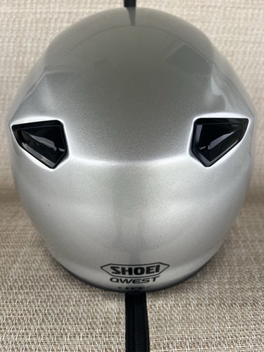 SHOEI QWEST Full Face Helmet Clear Shield Size XL Silver W/Bag/Box Made in Japan - Picture 6 of 10