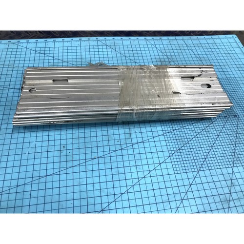 Lot of 10 William Frick Aluminum Asset / RFID Mounting Plates