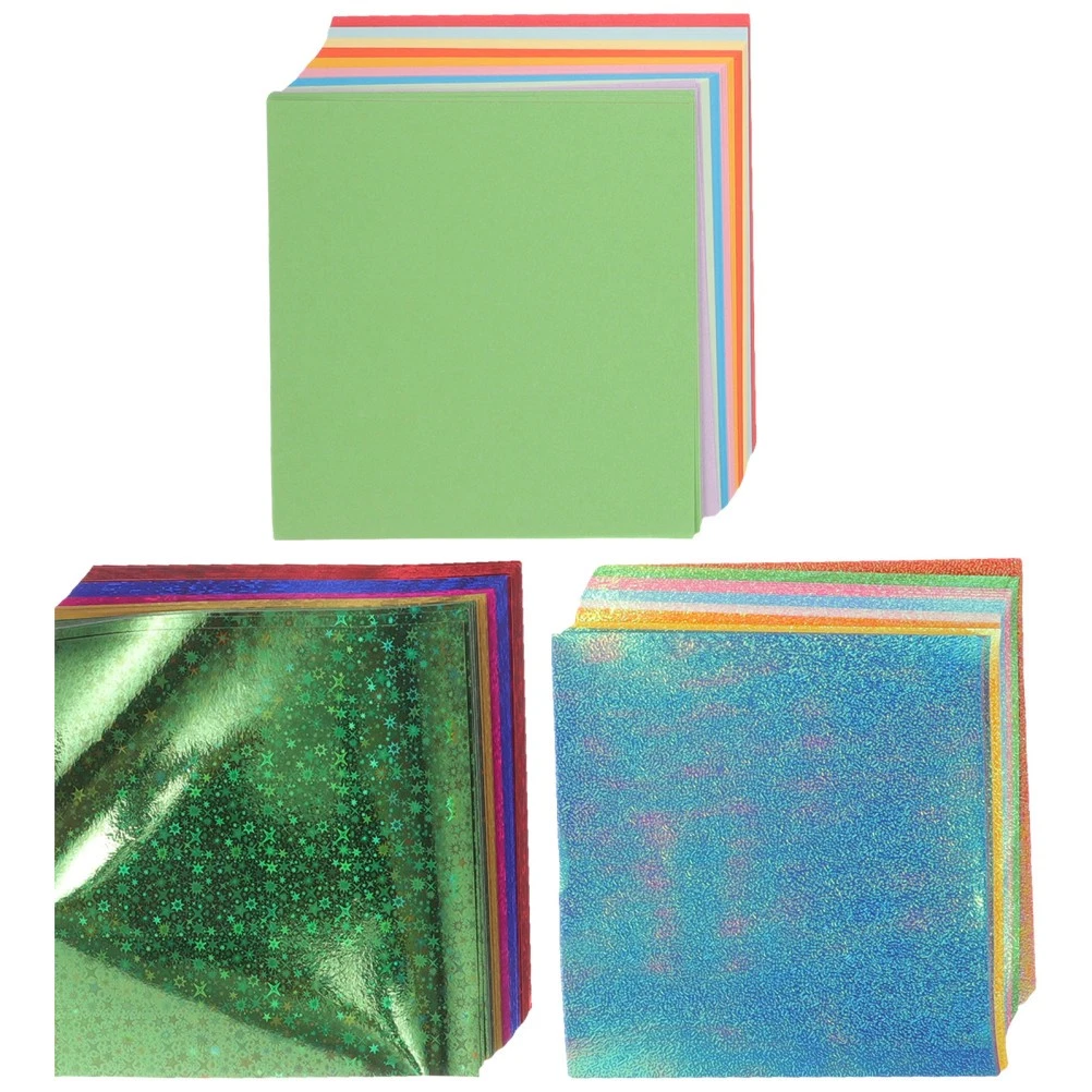 Juego de 200 piezas de papel decorativo plegable para cortes de papel hágalo usted mismo y fabricación artesanal