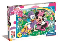 Clementoni 23708 -Supercolor Puzzle For Children-Minnie Happy Helpers-104 Maxi P