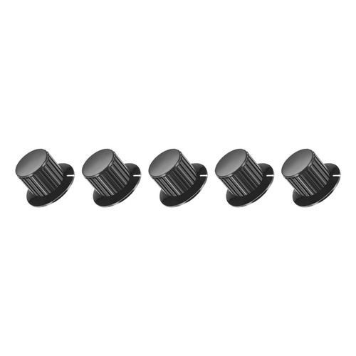 Pomello di controllo potenziometro inserto albero interruttore pomelli 32x20mm/6mm/nero/5pz - Foto 1 di 6