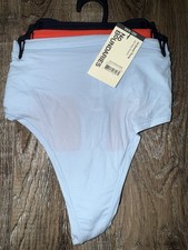 No Boundaries  3-Pair Womens Thong Underwear Panties Polyamide Blend  3XL