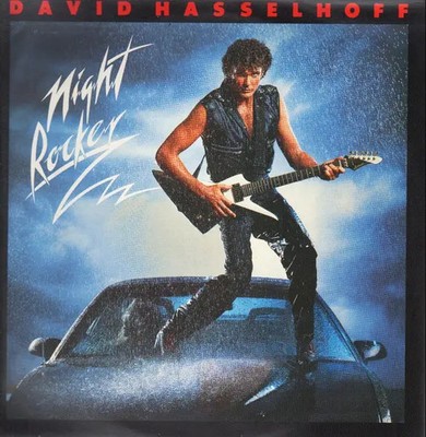 David Hasselhoff Night Rocker NEAR MINT Epic Vinyl LP