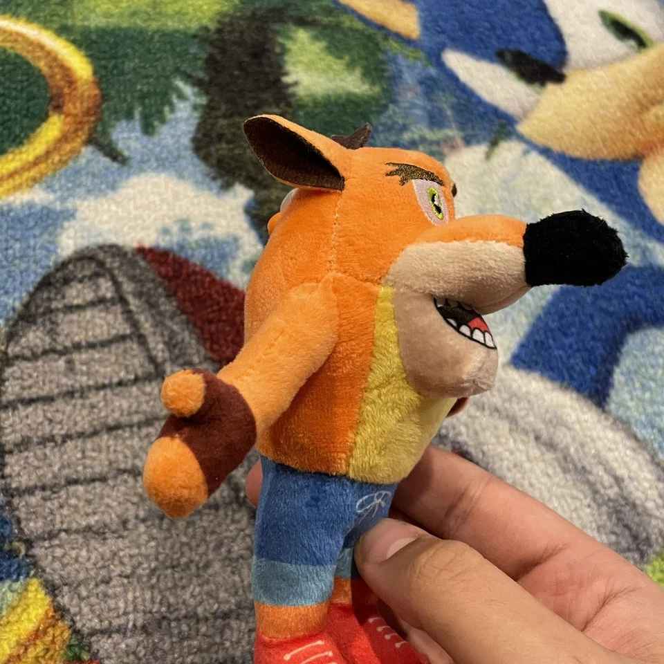 Llavero Juguete Peluche Crash Bandicoot 6" Usado Raro Origen Desconocido Foto 4 de 4
