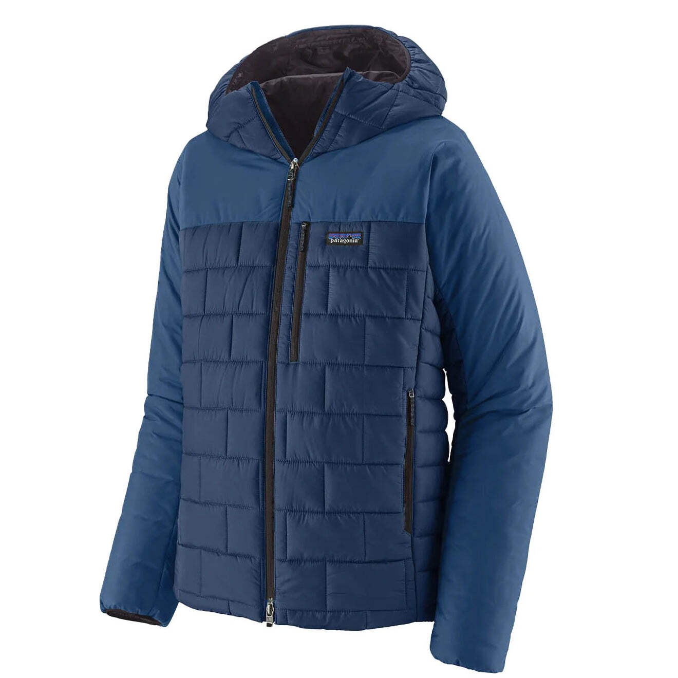 Sudadera con capucha Patagonia Hi-Loft Nano Puff azul Clement