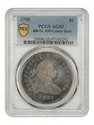 1795 $1 Pcgs Ag03 (Draped Bust, Off-Center, Bb-51) - Draped Bust Dollar