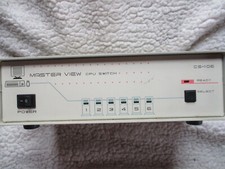 Vintage Master View CPU Switch KVM Switch CS-106 DAMB004449 QJ UNTESTED 
