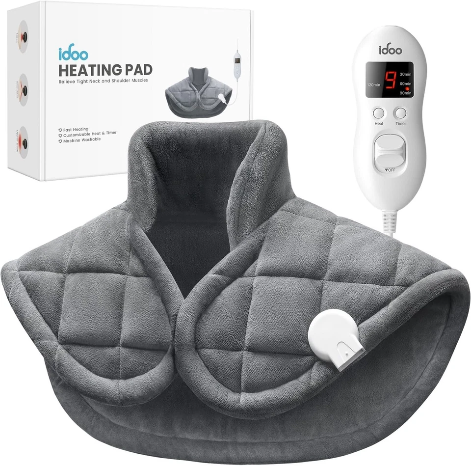 Large Electric Heating Pad For Back, Shoulders, Neck Warmer 19"x 24" Heat Pads - Image 2 of 4