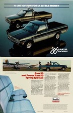 1986 Dodge Ram 50 Power Ram 50 Spring Special Pickup Truck Sales Card Brochure